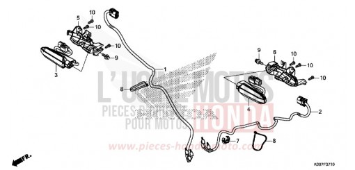 CLIGNOTANT AVANT NSS300AK de 2019